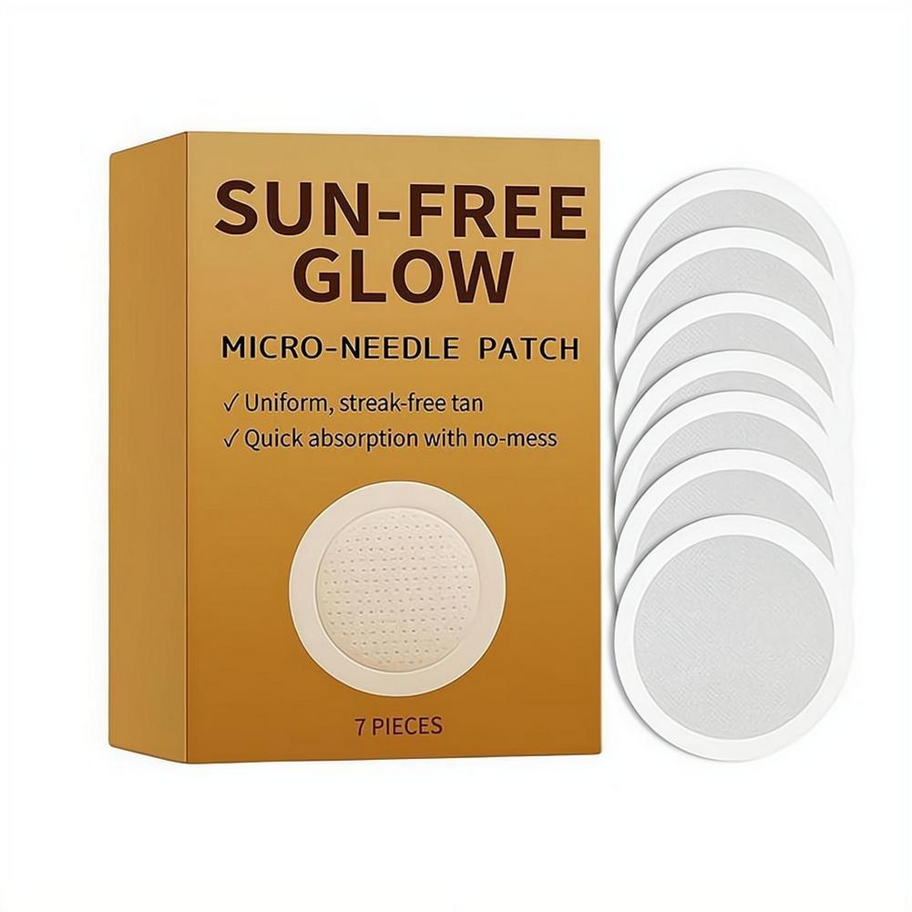 Skincare Glow - 7pcs Sun-Free Glow Microneedle Self Tanning