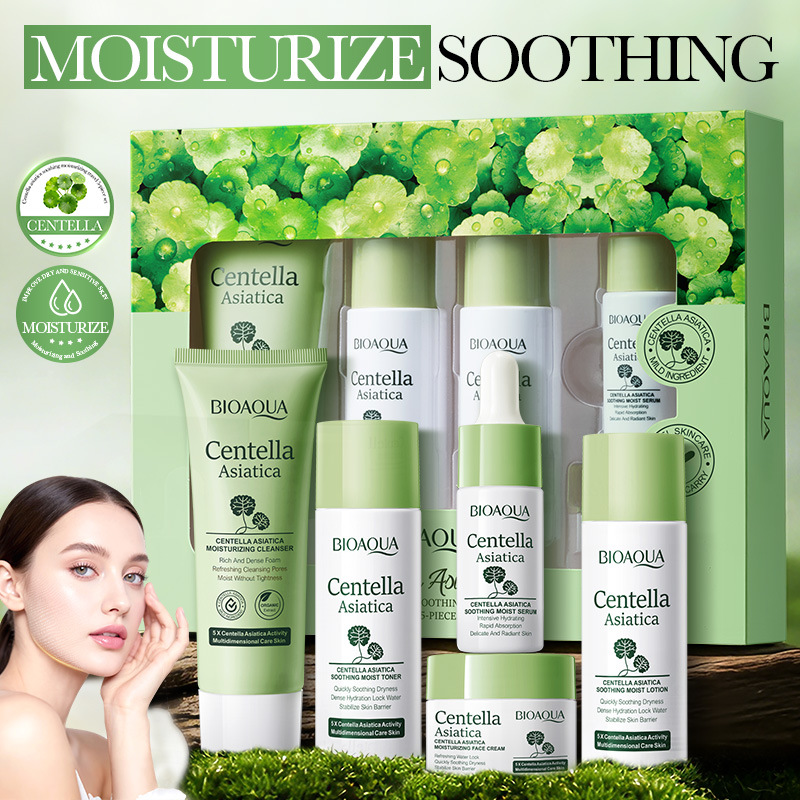 Skincare Centella - 5pcs/set BIOAQUA Centella Asiatica Perawatan Kulit