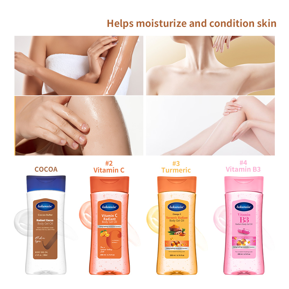 Skincare Glow - Minyak Gel Tubuh Vitamin C Kunyit