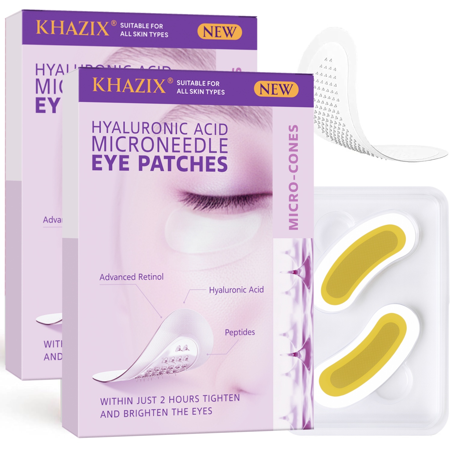 Skincare You - Patch Mata Microneedle Retinol Asam Hialuronat,
