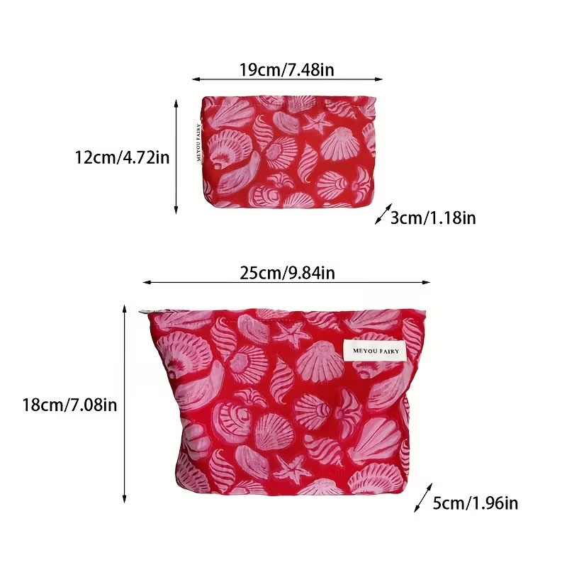 Tas Rias Wanita Bermotif Kotak - Skincare D'Alba ulasan dan harga