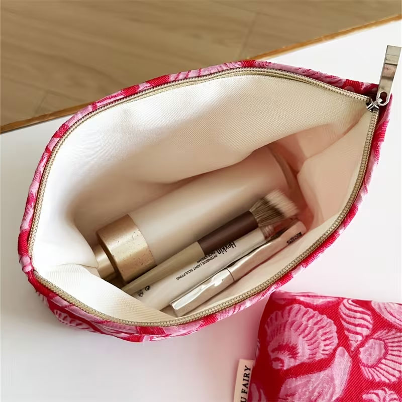 Tas Rias Wanita Bermotif Kotak - Skincare D'Alba ulasan dan harga