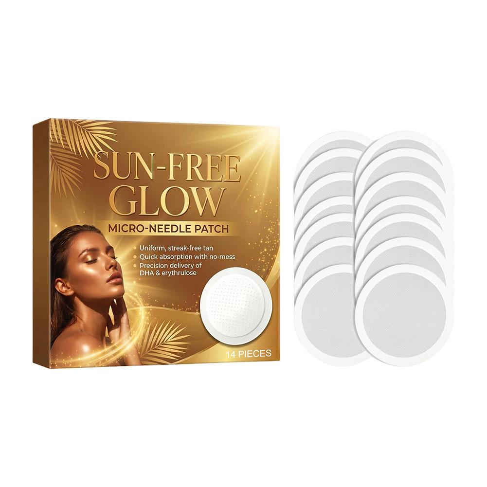 14Pcs Sun-Free Glow Microneedl - Skincare Glow ulasan dan harga