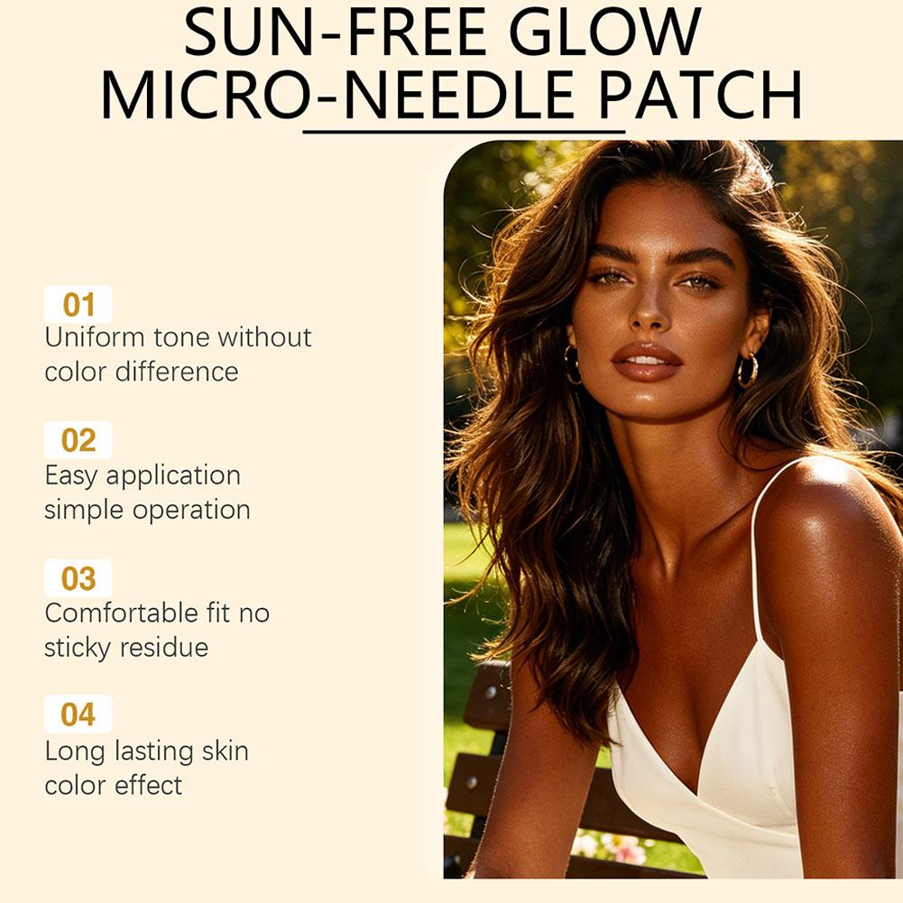 14Pcs Sun-Free Glow Microneedl - Skincare Glow ulasan dan harga
