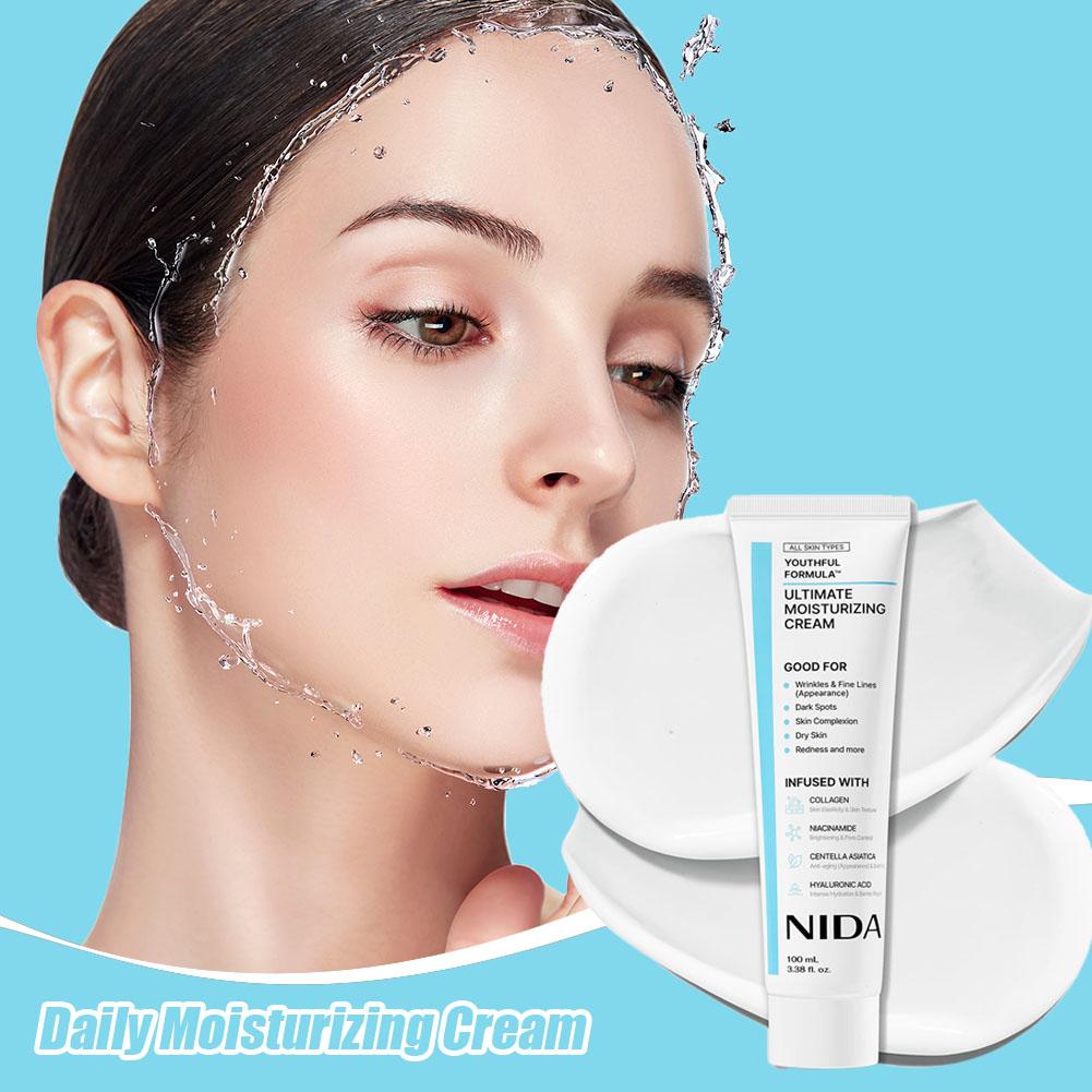 Krim Wajah Pelembap Korea NIDA - Skincare Centella ulasan dan harga