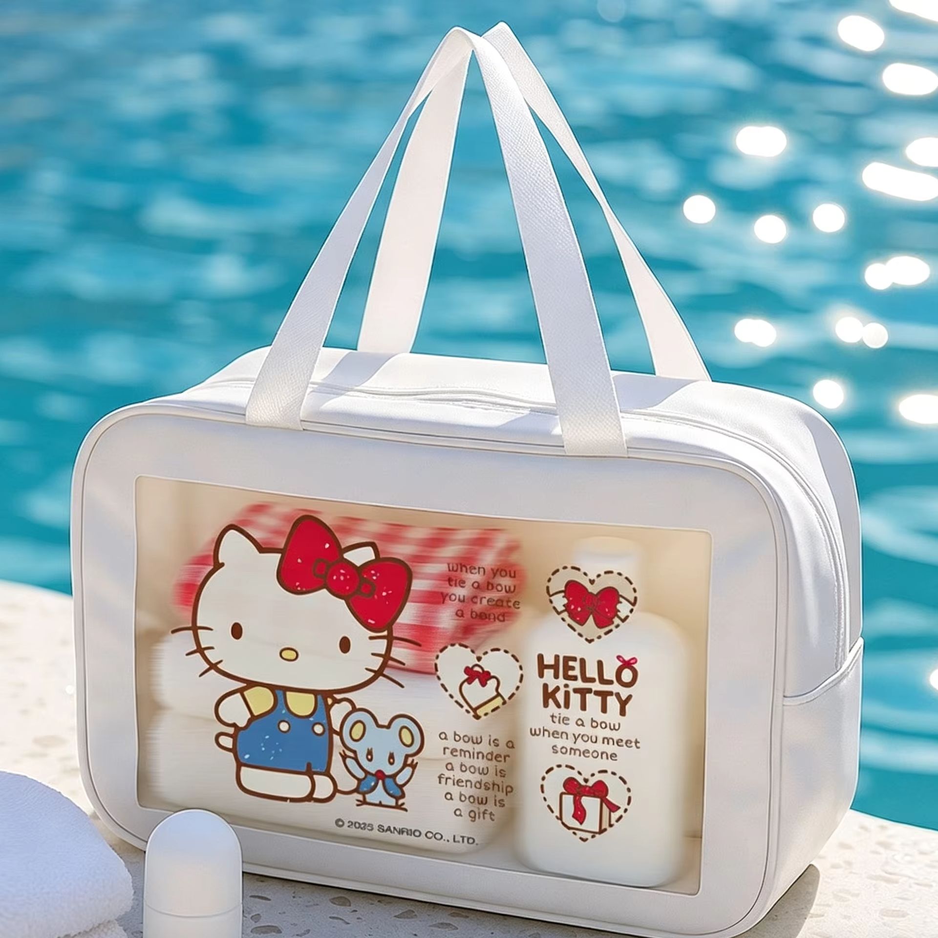 Tas Penyimpanan Tahan Air Kuro - Skincare D'Alba ulasan dan harga