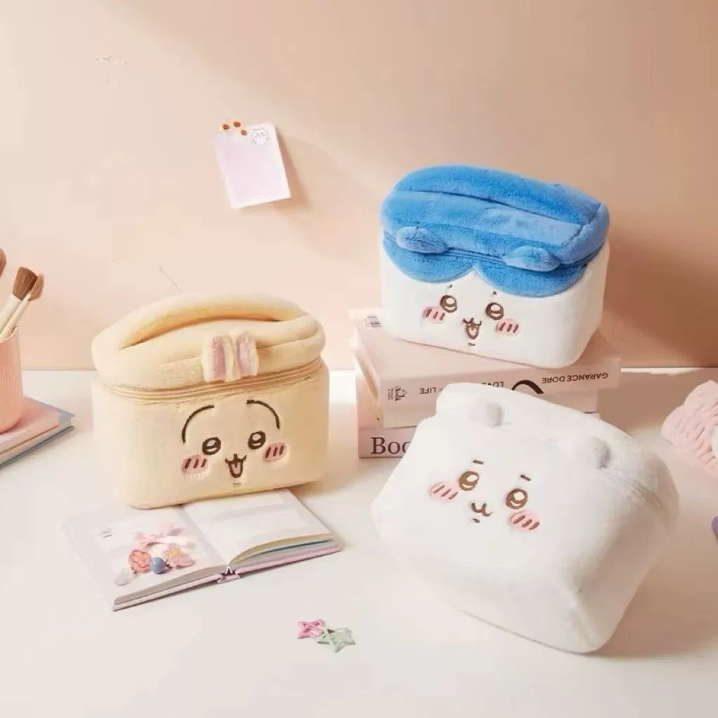 Tas Makeup Chiikawa Plush Kapa - Skincare D'Alba ulasan dan harga
