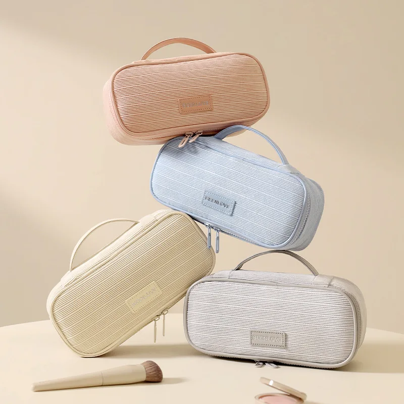 Tas Kosmetik Korduroi Baru 202 - Skincare D'Alba ulasan dan harga